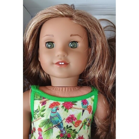 American Girl Doll Lea Clark 18" w/ Outfits & Accessories in Box 2016 Girl Year - Picture 3 of 8